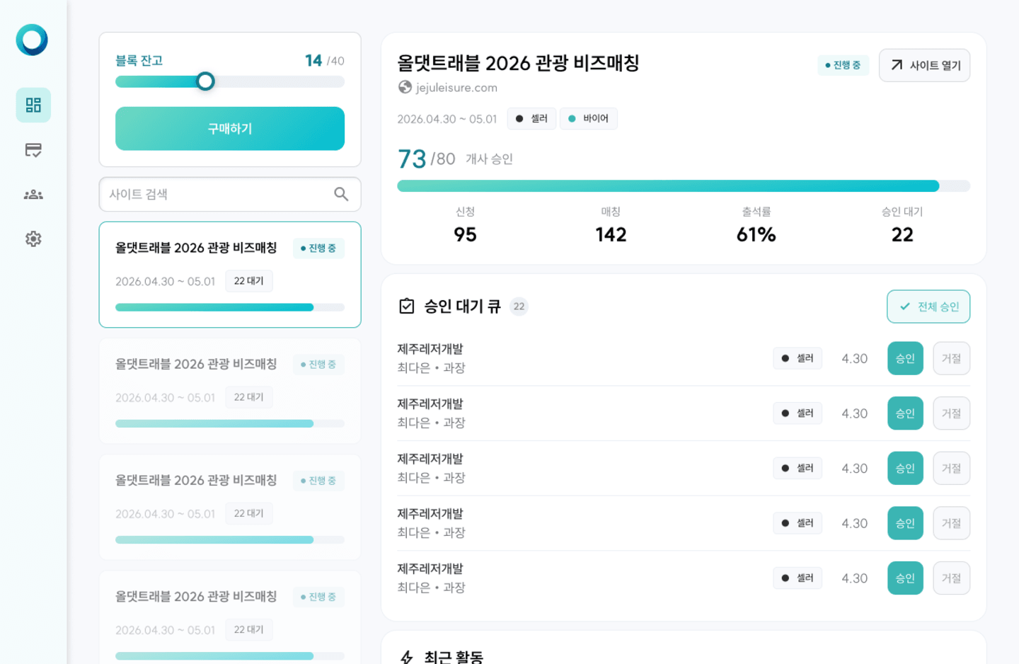 아네스 비즈매칭 솔루션 2 화면 2